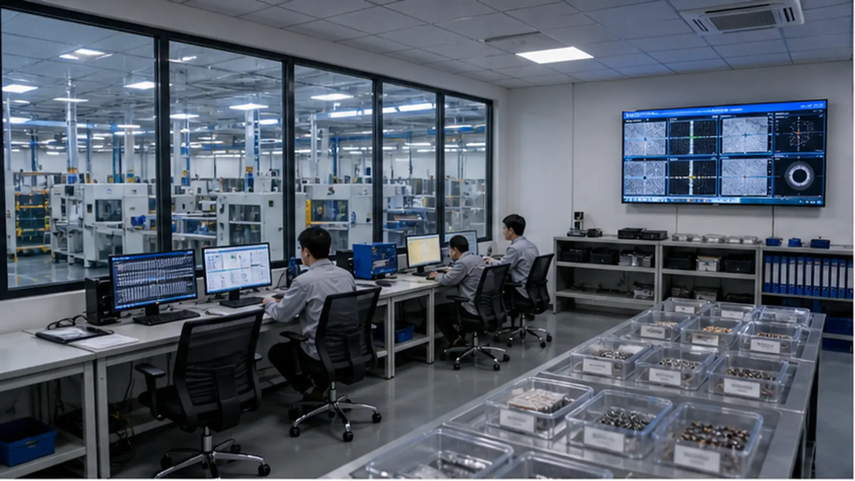 Ciclo dati vision nella sala revisione qualità: ciclo dati per una sala di revisione qualità e piattaforma di tracciabilità